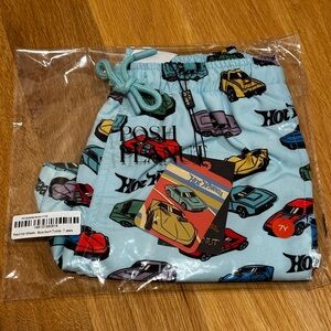 Posh Peanut Hot Wheels Swim Trunks size 7
